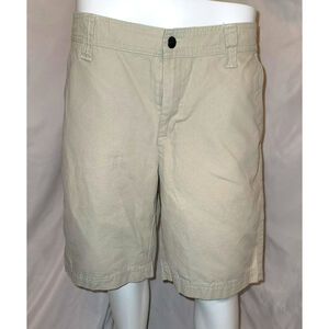 Columbia Denim Shorts Khaki Color 100% Cotton - Size 32